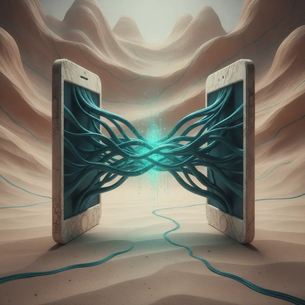 Abstract visual representing for UAE beauty businesses Cross-Platform