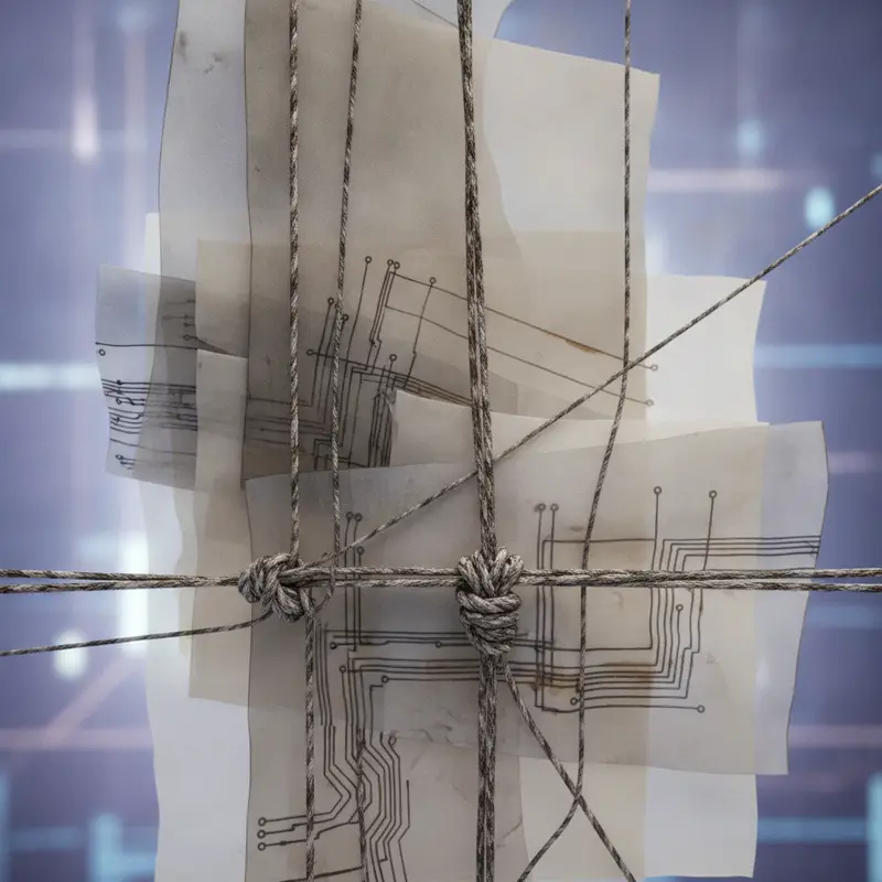 Abstract art evoking deliverables documentation