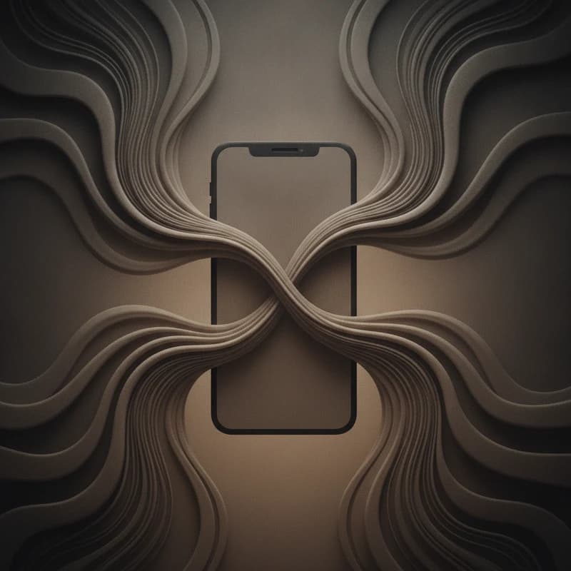 Abstract visual representing for UAE massage centers Mobile Apps