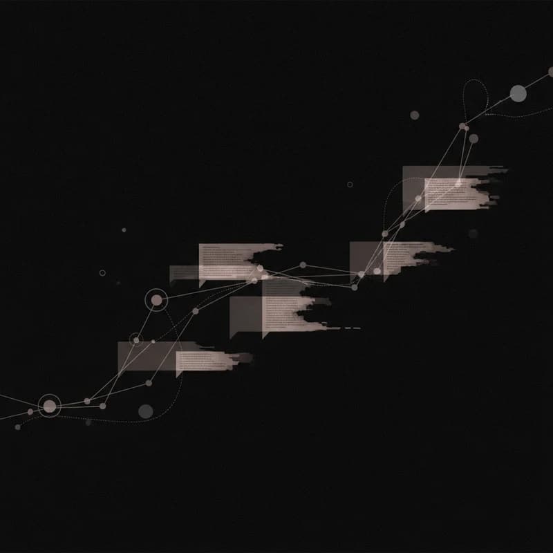 Abstract art representing missed client messages after hours