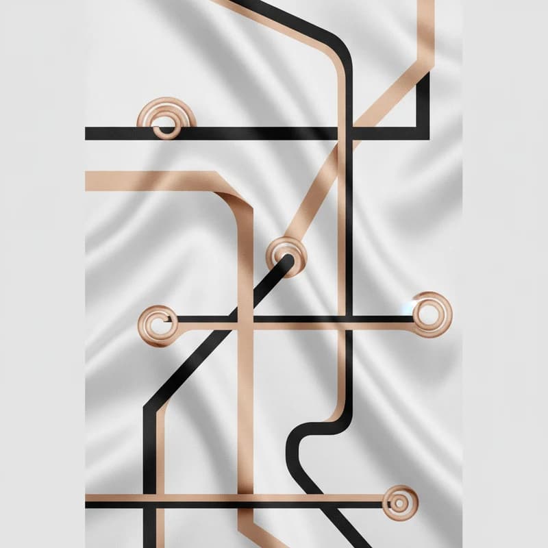 Abstract visual representing for UAE salons Web Design