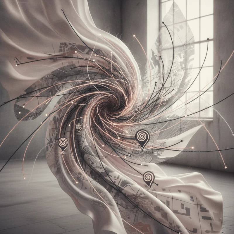 Abstract artistic visual for Local Salon SEO & Google Maps