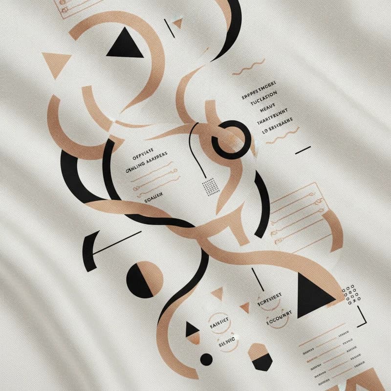 Abstract artistic visual for Custom Web Development
