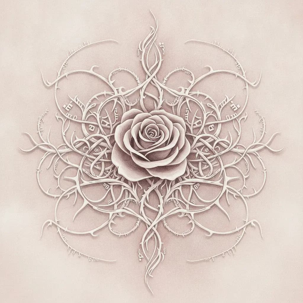 Abstract visual representing for UAE beauty businesses Bilingual