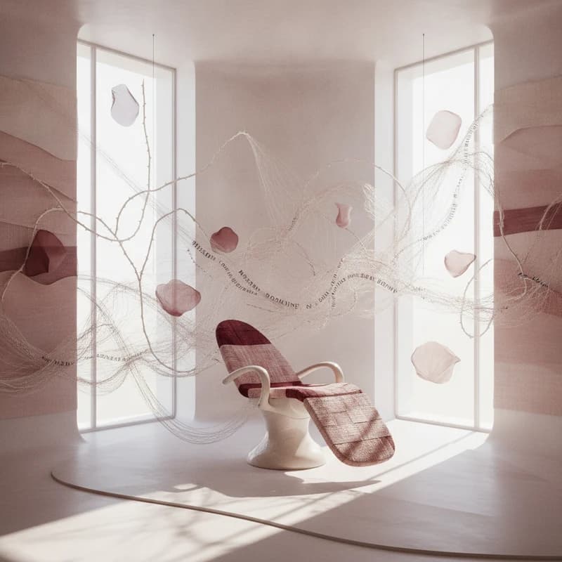 Abstract art representing high consultation no-show rates at aesthetic clinics