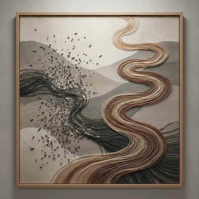 Abstract art representing low client retention at massage wellness centers