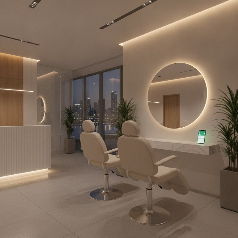 WhatsApp automation results for Lumière Aesthetics, Dubai Marina
