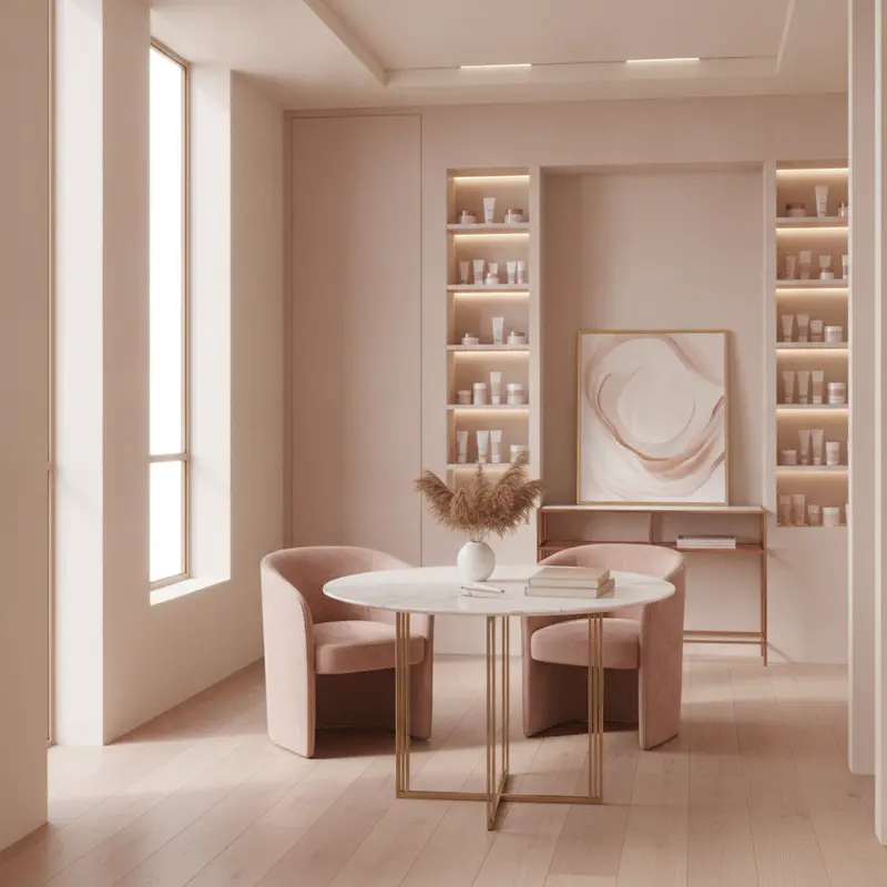 Modern consultation room at Nova Dermatology Clinic, Jumeirah