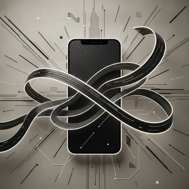 Abstract art representing a mobile-first aesthetic clinic website