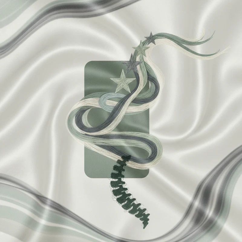 Abstract art representing review request automation for massage centers