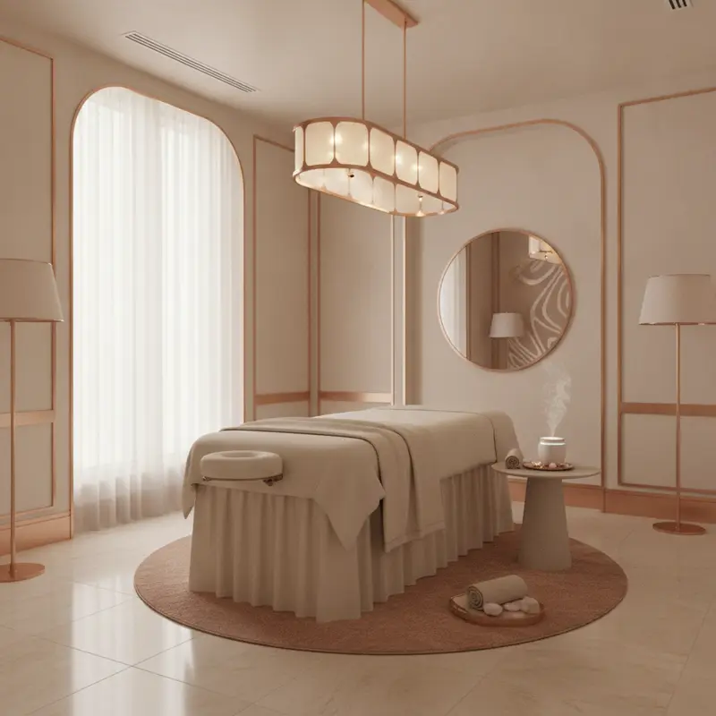 Serene treatment suite at Serene Touch Massage, Abu Dhabi