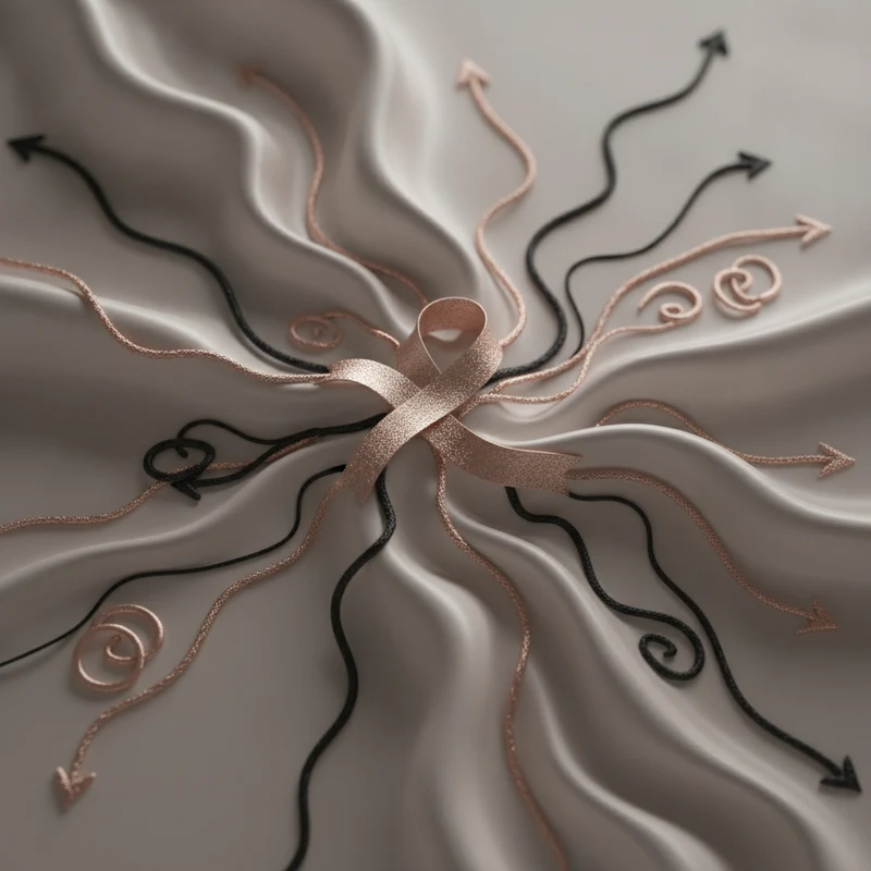 Abstract art representing Google Business Profile optimization for massage centers