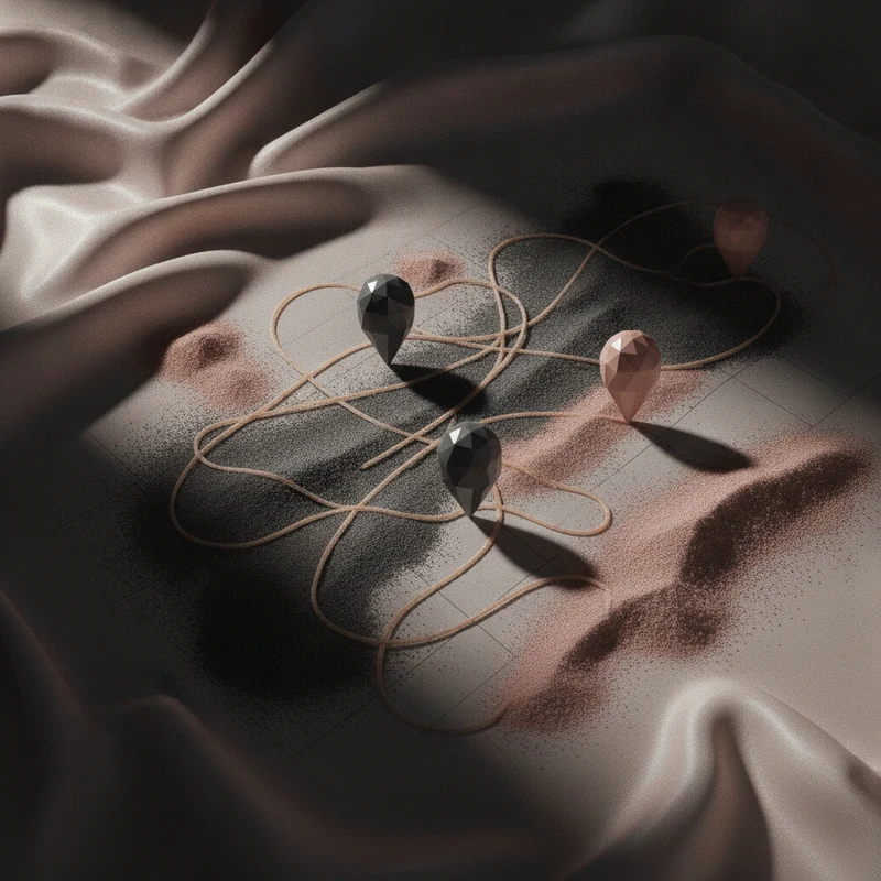 Abstract art representing local SEO and Google Maps optimization for massage centers