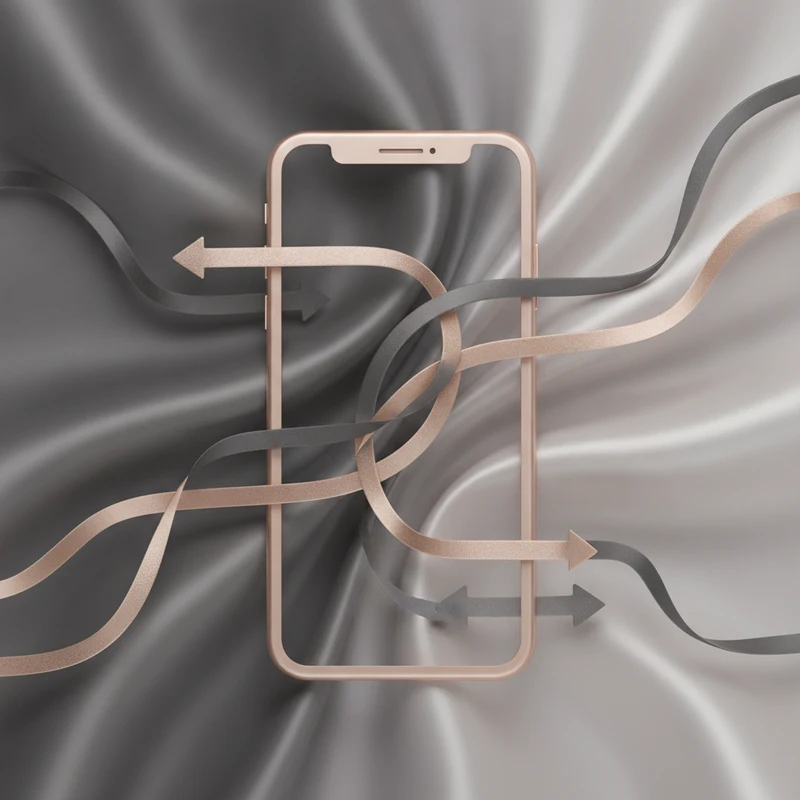 Abstract art representing no-show recovery automation for salons