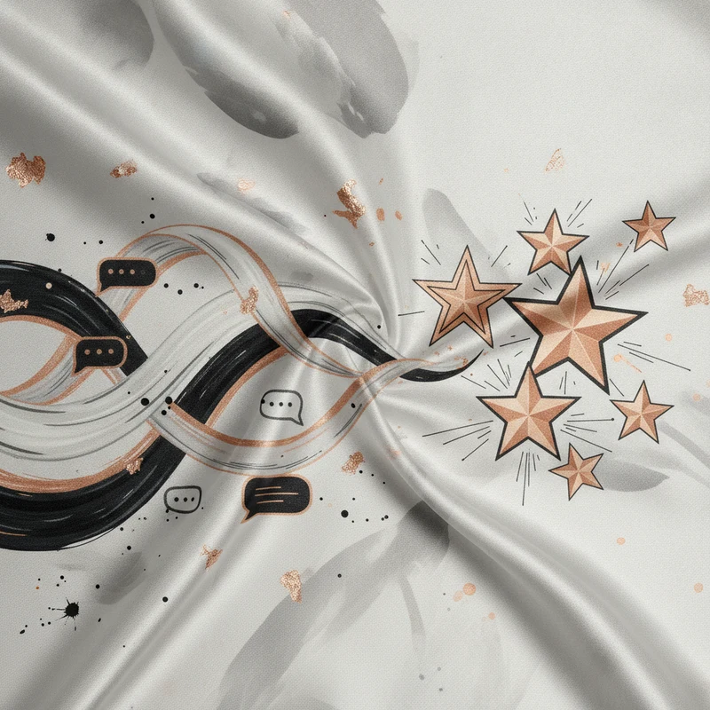 Abstract art representing review generation for salon local SEO