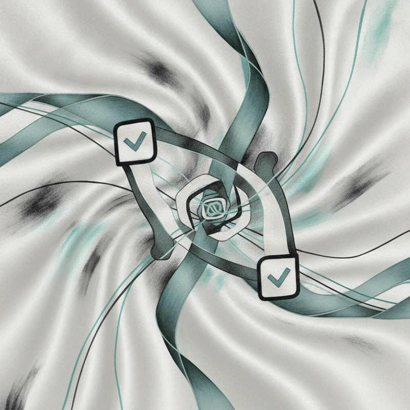 Abstract art representing WhatsApp Business API setup for UAE spas