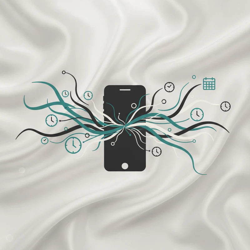 Abstract art representing spa WhatsApp rebooking reminders