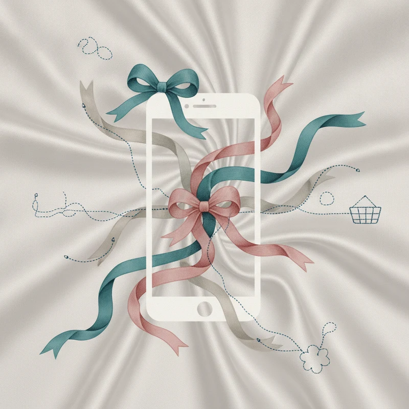 Abstract art representing spa gift voucher WhatsApp automation