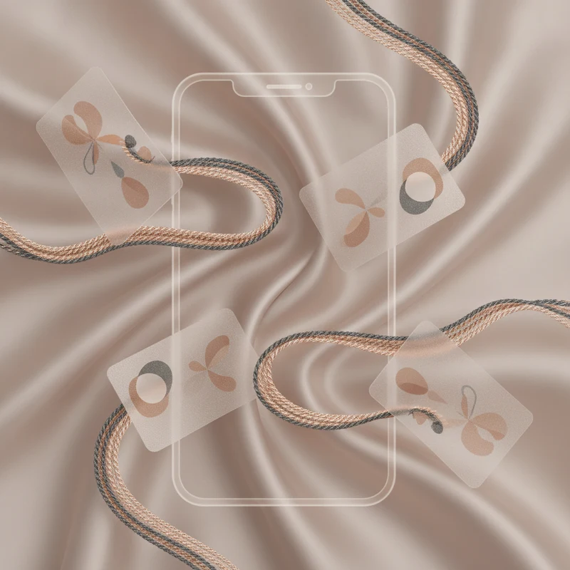 Abstract art representing spa app gift voucher sales